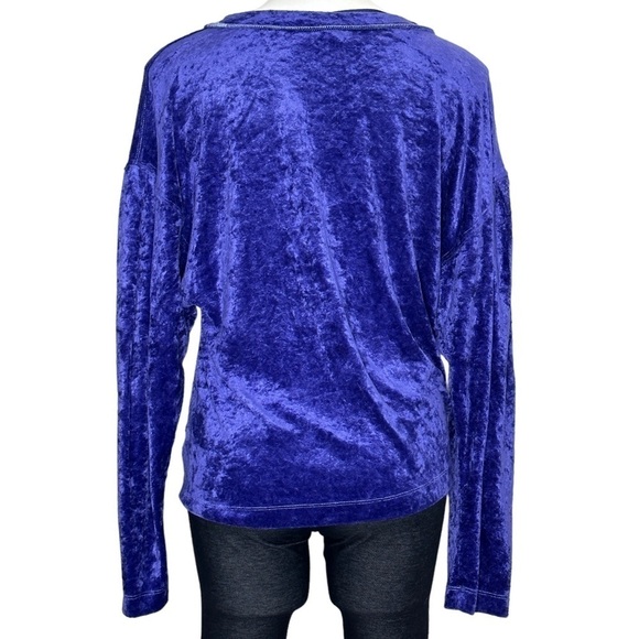 We The Free Milan top purple velour medium - Picture 3 of 7